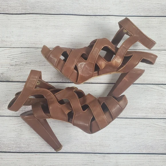 LOEFFLER RANDALL Keira stappy platform heels - Picture 2 of 7